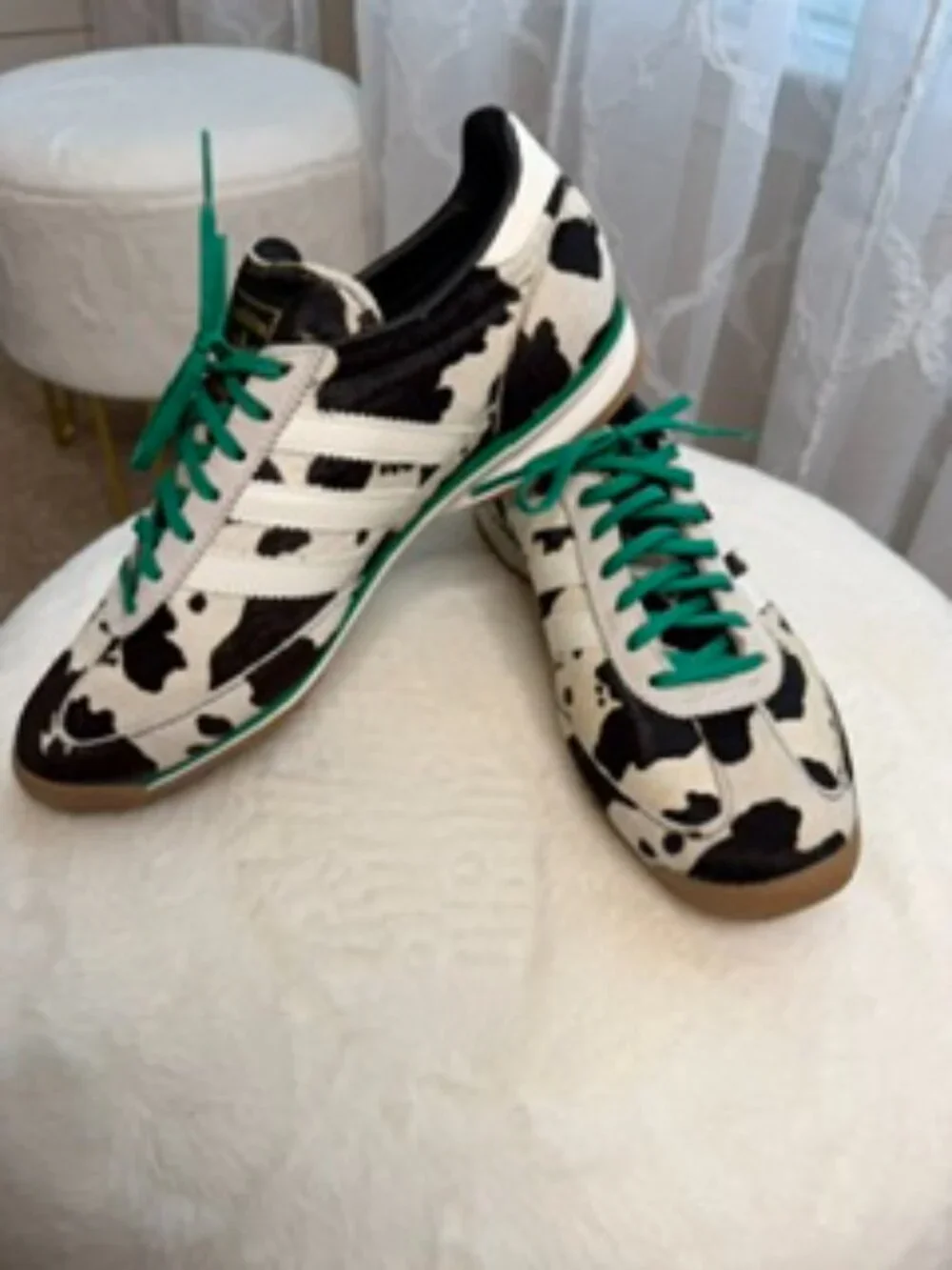 Adidas Cow Print SL 72 OG Shoes - Picture 1 of 6